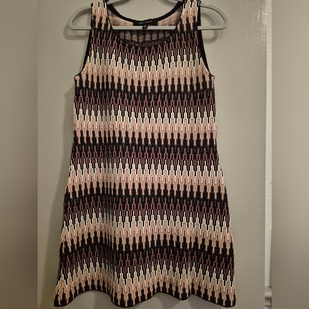 Nine West (Missoni Style) A- Line Dress Size M